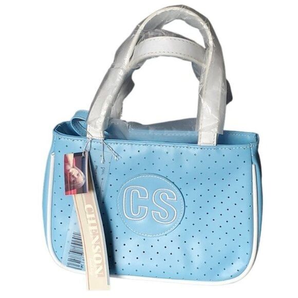 CHENSON Retro Baby blue Handbag Small YK2 Aesthetic - Picture 8 of 15